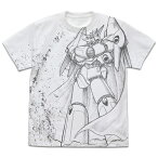 【送料無料対象商品】コスパ トップをねらえ！ ガンバスターオールプリント Tシャツ WHITE【ネコポス/ゆうパケット対応】