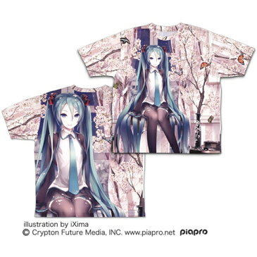 【送料無料対象商品】コスパ 初音ミク 初音ミク cherry blossoms 両面フルグラフィックTシャツ 【ネコポス/ゆうパケット対応】【5月再販予定 予約商品】