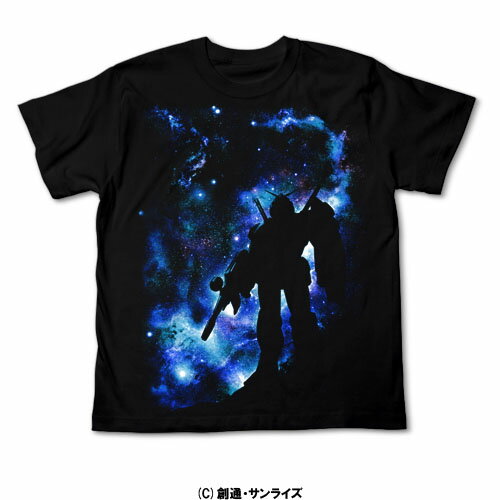 コスパ 機動戦士ガンダム 星空のガンダム Tシャツ ブラック 