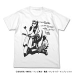 【送料無料対象商品】コスパ 銀魂 バイクと銀さんTシャツ ホワイト 【ネコポス/ゆうパケット対応】