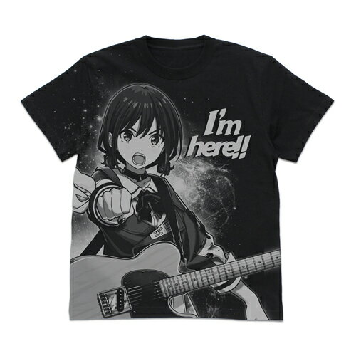 Rakuten - 【送料無料対象商品】コスパ ガールズバンドクライ 井芹仁菜 オールプリントTシャツ BLACK【ネコポス/ゆうパケット対応】