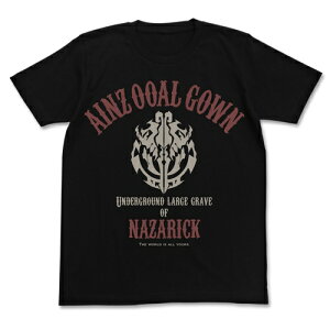 【送料無料対象商品】コスパ オーバーロードII アインズ・ウール・ゴウン Tシャツ BLACK 【ネコポス/ゆうパケット対応】