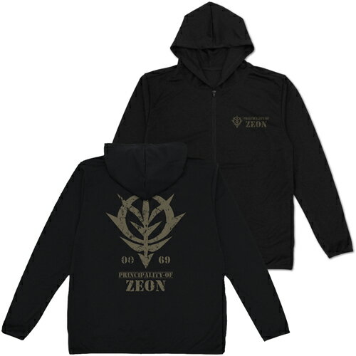 コスパ 機動戦士ガンダム ジオン公国軍 薄手ドライパーカー BLACKのサムネイル