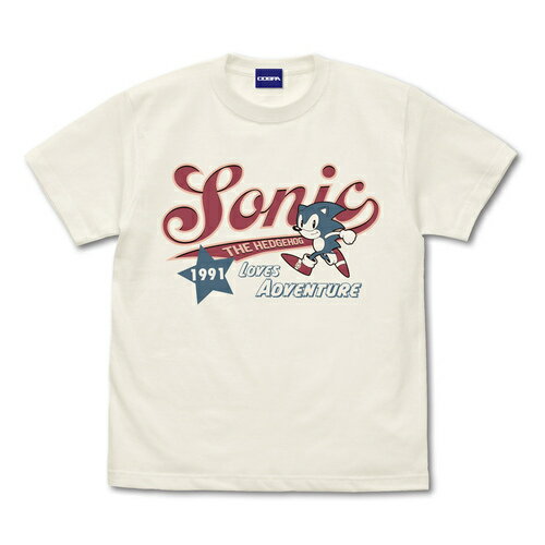 【送料無料対象商品】コスパ ソニック・ザ・ヘッジホッグ ソニック アメリカン Tシャツ VANILLA WHITE【ネコポス/ゆうパケット対応】