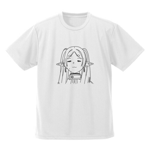 【送料無料対象商品】コスパ 葬送のフリーレン フリーレン フェイス ドライTシャツ WHITE【ネコポス/ゆうパケット対応】