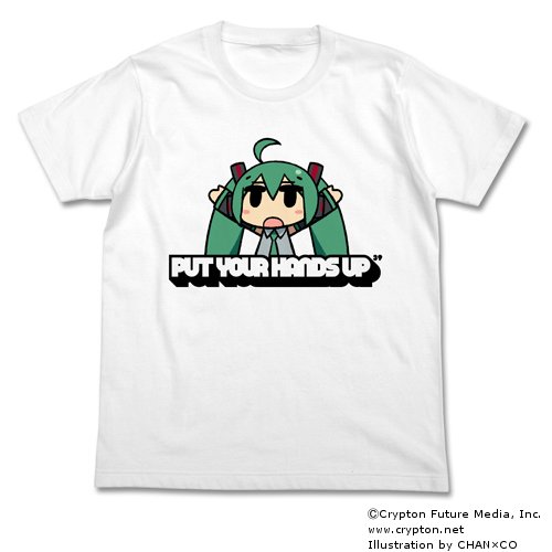 【送料無料対象商品】コスパ 初音ミク CHAN×CO ver. プチョヘンザTシャツ ホワイト 【ネコポス/ゆうパケット対応】【6月再販予定 予約商品】