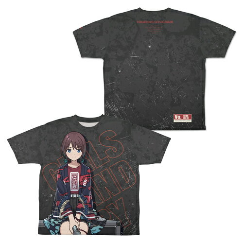【送料無料対象商品】コスパ ガールズバンドクライ 描き下ろし 井芹仁菜 両面フルグラフィックTシャツ アー写Ver.【ネコポス/ゆうパケット対応】
