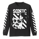 コスパ ソニック・ザ・ヘッジホッグ SONIC ロングスリーブTシャツ BLACK