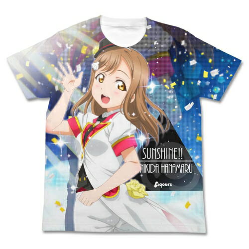 【送料無料対象商品】コスパ ラブライブ！サンシャイン!! 国木田花丸フルグラフィックTシャツ MIRAI TICKET Ver. WHITE 【ネコポス/ゆうパケット対応】のサムネイル