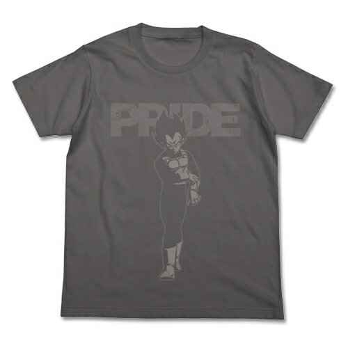 【送料無料対象商品】コスパ ドラゴンボール超 ベジータPRIDE Tシャツ MEDIUM GRAY 【ネコポス/ゆうパケット対応】のサムネイル