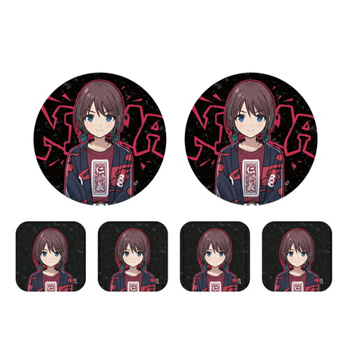 Rakuten - 【ネコポス/ゆうパケット対応】コスパ ガールズバンドクライ 描き下ろし 井芹仁菜 ミニステッカーセット アー写Ver.