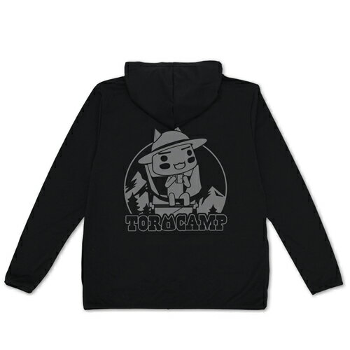 コスパ どこでもいっしょ トロ 薄手ドライパーカー まったりキャンプ Ver. BLACK