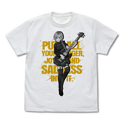 Rakuten - 【送料無料対象商品】コスパ ガールズバンドクライ ルパ「全部ぶちこめ。」 Tシャツ WHITE【ネコポス/ゆうパケット対応】