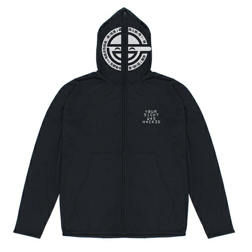 コスパ 攻殻機動隊 STAND ALONE COMPLEX 笑い男アイコン フルジップパーカー BLACK...