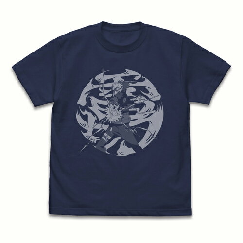 【送料無料対象商品】コスパ NARUTO-ナルト- 疾風伝 はたけカカシ 『雷切』 Tシャツ INDIGO 【ネコポス/ゆうパケット対応】