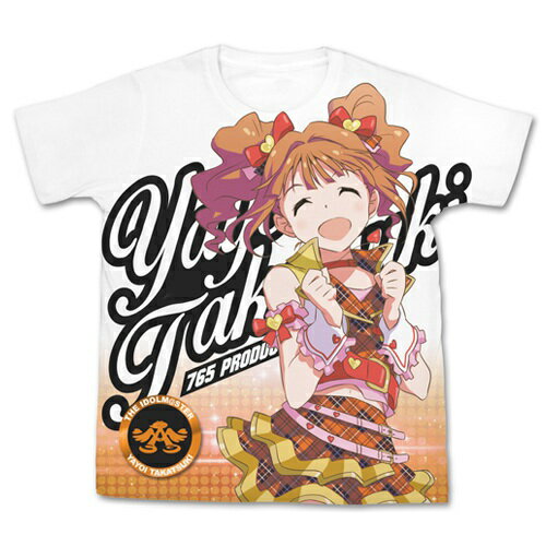 コスパ THE IDOLM＠STER アイドルマスター ワンフォーオール 高槻やよいフルグラフィックTシャツ WHITE 