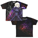 【送料無料対象商品】コスパ 劇場版「Fate/stay night Heaven’s Feel 」 セイバーオルタ 両面フルグラフィックTシャツ【ネコポス/ゆうパケット対応】