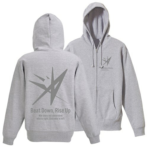 コスパ ヘブンバーンズレッド 31A 部隊ロゴ ジップパーカー MIX GRAY【12月再販予定 予約商品】のサムネイル