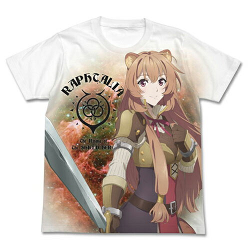 Rakuten - 【送料無料対象商品】コスパ 盾の勇者の成り上がり ラフタリア フルグラフィックTシャツ WHITE【ネコポス/ゆうパケット対応】