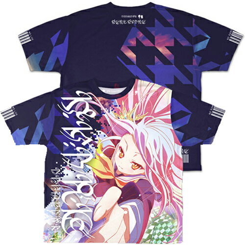 【送料無料対象商品】コスパ ノーゲーム ノーライフ 「白」 冷感フルグラフィックTシャツ【ネコポス/ゆうパケット対応】