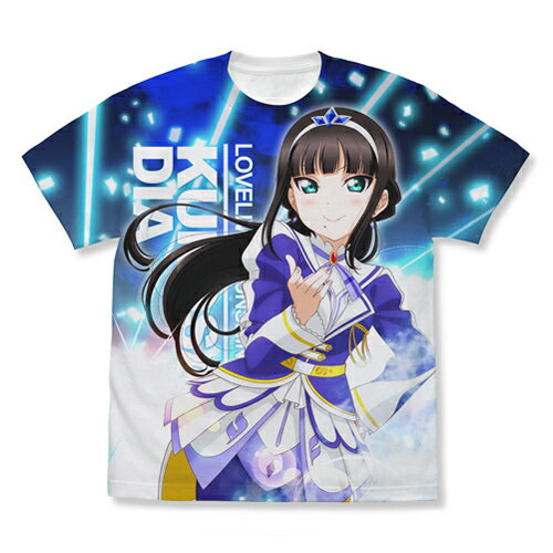 【送料無料対象商品】コスパ ラブライブ！サンシャイン The School Idol Movie Over the Rainbow 黒澤ダイヤ フルグラフィックTシャツ Over the Rainbow Ver. WHITE【ネコポス/ゆうパケット対応】