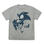 【送料無料対象商品】コスパ ソニック・ザ・ヘッジホッグ　ソニック ウォールペイント Tシャツ　MIX GRAY【ネコポス/ゆうパケット対応】