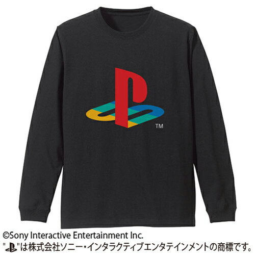 【送料無料対象商品】コスパ プレイステーション 袖リブロングスリーブTシャツ 初代“PlayStation” BLACK【ネコポス/ゆうパケット対応】のサムネイル
