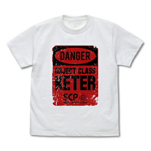 【送料無料対象商品】コスパ SCP財団 SCP財団 KETER Tシャツ WHITE【ネコポス/ゆうパケット対応】