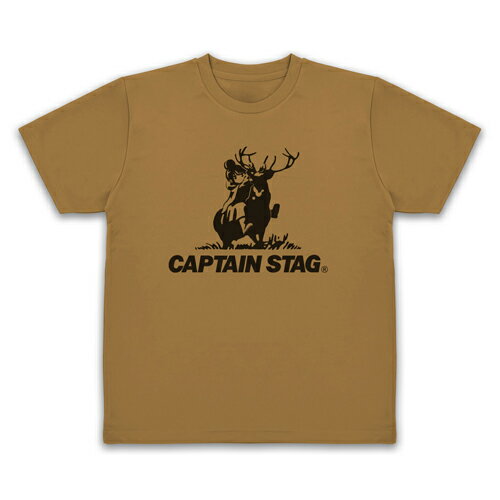 【送料無料対象商品】コスパ 『ゆるキャン△』× キャプテンスタッグ 『ゆるキャン△』×キャプテンスタッグ ドライTシャツ COYOTE【ネコポス/ゆうパケット対応】【5月発売予定 予約商品】