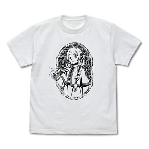 [무료 배송 대상 상품] 코스파 장송의프리렌 세 뜨개질프리렌 T 셔츠 WHITE [고양이 포스 / 유 패킷 대응]