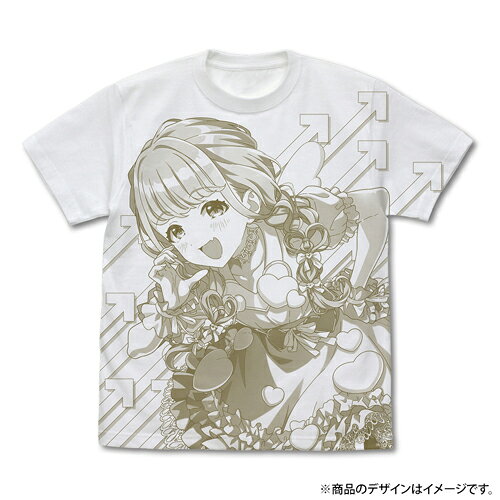 【送料無料対象商品】コスパ 学園アイドルマスター 【自己肯定感爆上げ↑↑しゅきしゅきソング 藤田ことね】 オールプリントTシャツ WHITE【ネコポス/ゆうパケット対応】【10月発売予定 予約商品】