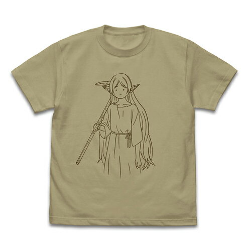 【3,300円】葬送のフリーレン フリーレン 「鉱山で300年働くことになっちゃった」 Tシャツ SAND KHAKI【ネコポス/ゆうパケット対応】【9月発売予定 予約商品】