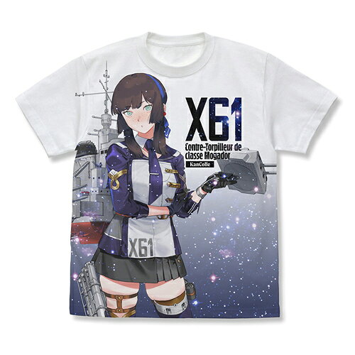 コスパ 艦隊これくしょん -艦これ- Mogador フルグラフィックTシャツ WHITE