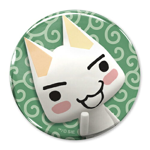 【ネコポス/ゆうパケット対応】コスパ どこでもいっしょ トロと唐草模様 65mm缶バッジ【12月発売予定 予約商品】