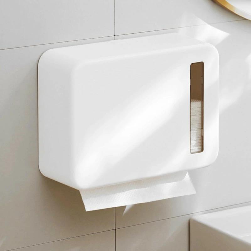 ペーパータオルホルダー 壁掛け ペーパーホルダー 小判用 ハンドペーパーホルダー ABS樹脂製 業務用ペ..