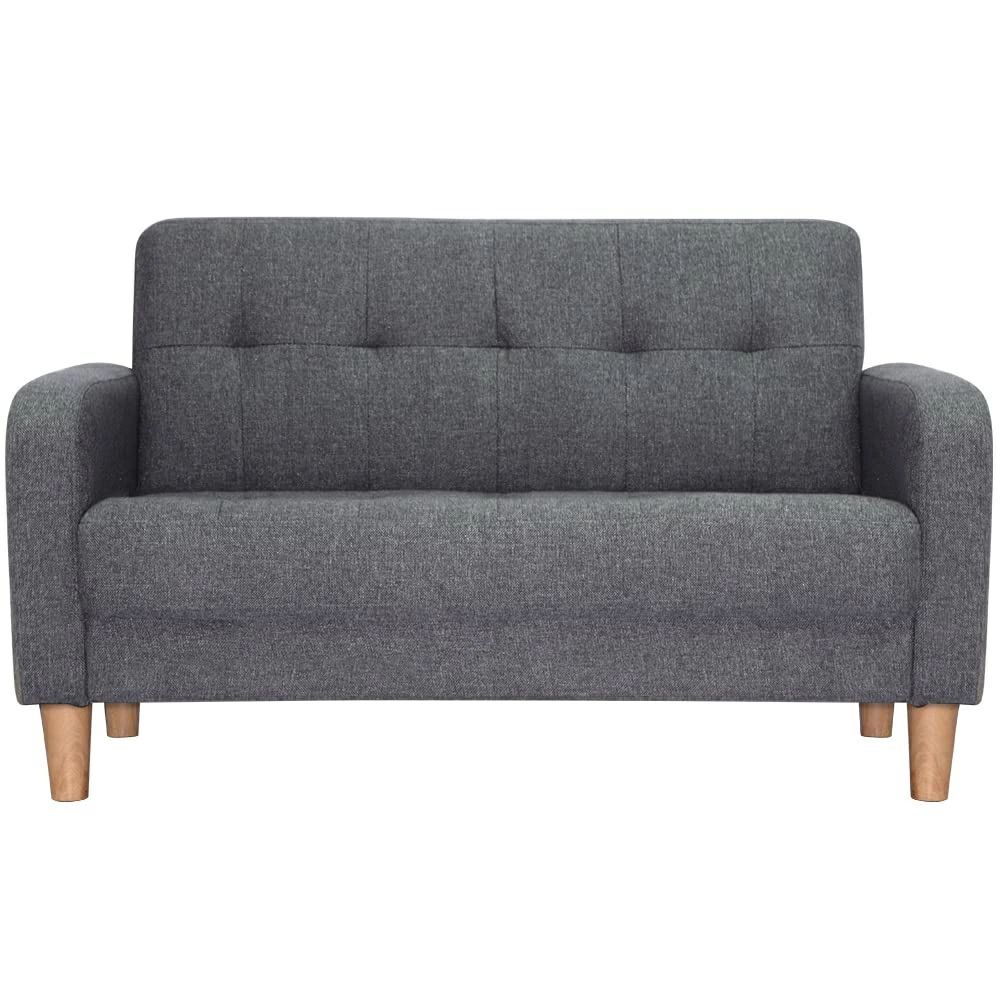 ソファー 二人がけソファー 2人掛け 幅105cm高さ12cmリビングソファ 肘付き ロボット掃除機も通れる か..