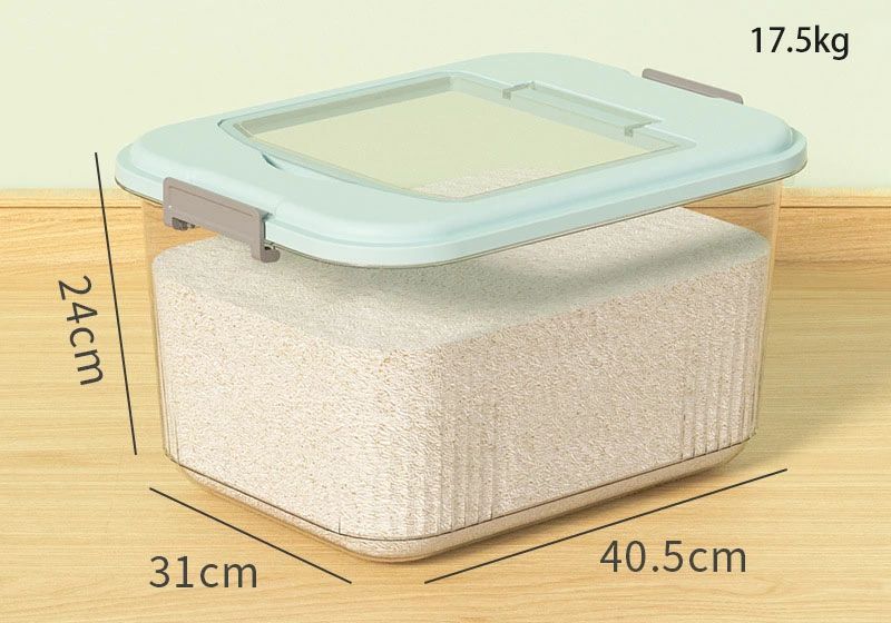 米バケツカッ 長持ちフードストッカー ドライフードディスペンサー おしゃれ お米ケース リョクトウ とうもろこし 密閉米びつ 安心 ライスボックス 清潔便利 防湿 ダイズ 虫除け フードコンテナビン 素材 大容量 米入れ 残量見える 密閉 カップ付き キッチン用品