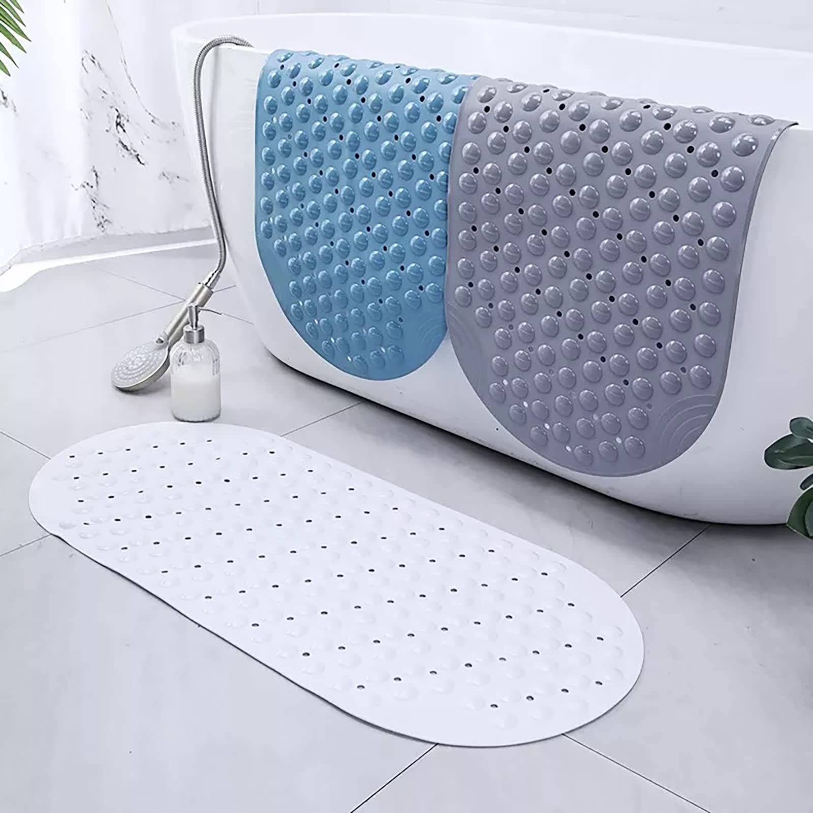 お風呂 すべり止めマット バスマット 浴槽 40×88cm お風呂マット 介護 転倒防止 吸盤付き 匂いなし ス..