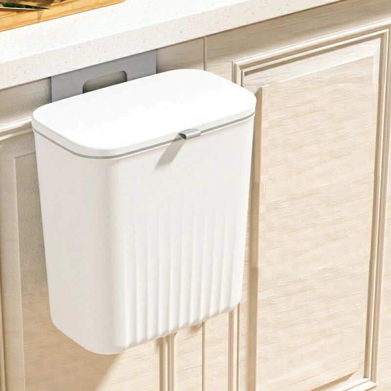 キッチン用ゴミ箱 ダストボックス 吊り下げ式 フタ付き スライド式 机下収納 キッチン シンク 扉 密封 ..