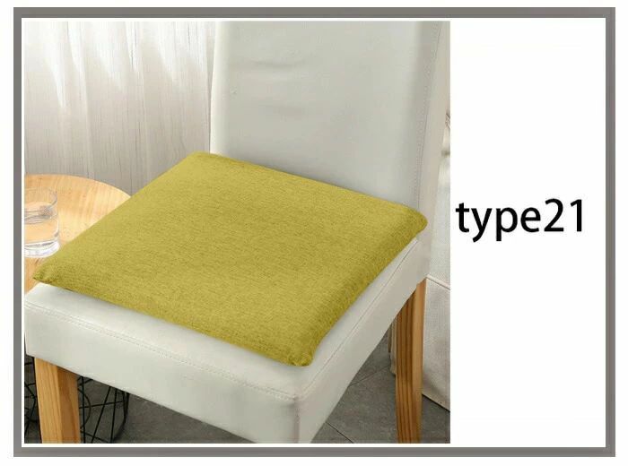楽天プロジェクトアップデート角型 クッション メモリーコットンシート オフィスの長居に対応 38*38cm 43*43cm 48*48cm チェアパッド チェアマット 22色選べる 椅子用座布団 新築祝 贈り物 引っ越し祝い 内祝い お歳暮 お中元 腰痛 クッション 蒲団 畳 和室 寝室 洗える おしゃれ 角座 座布団