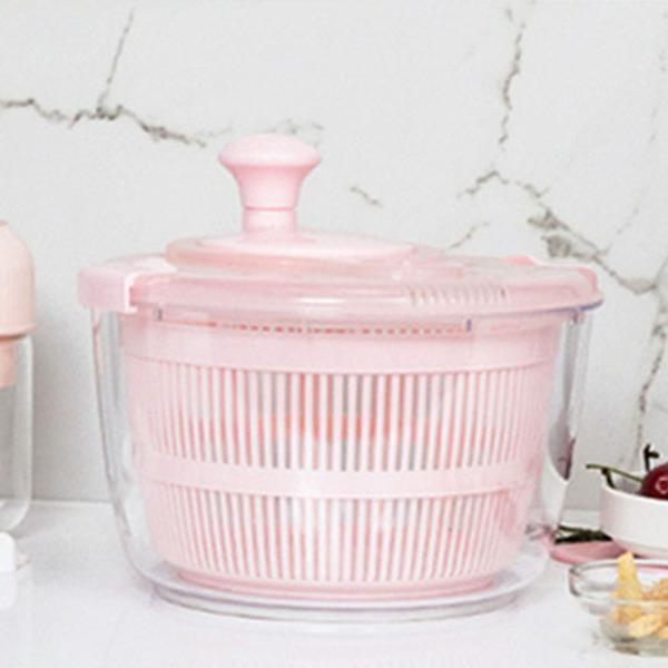 サラダスピナー野菜の葉乾燥機ドレイナープラスチックボウルウォッシャー野菜とレタス用のストレーナー..