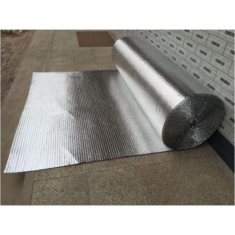 断熱シート 断熱材 アルミ 隔?材料 遮光シート アルミ箔 防水 反射断熱シート 屋根 天井 遮熱シート 両面 耐熱プロテクト 防水と防湿 自己接着 取付簡単 高遮熱