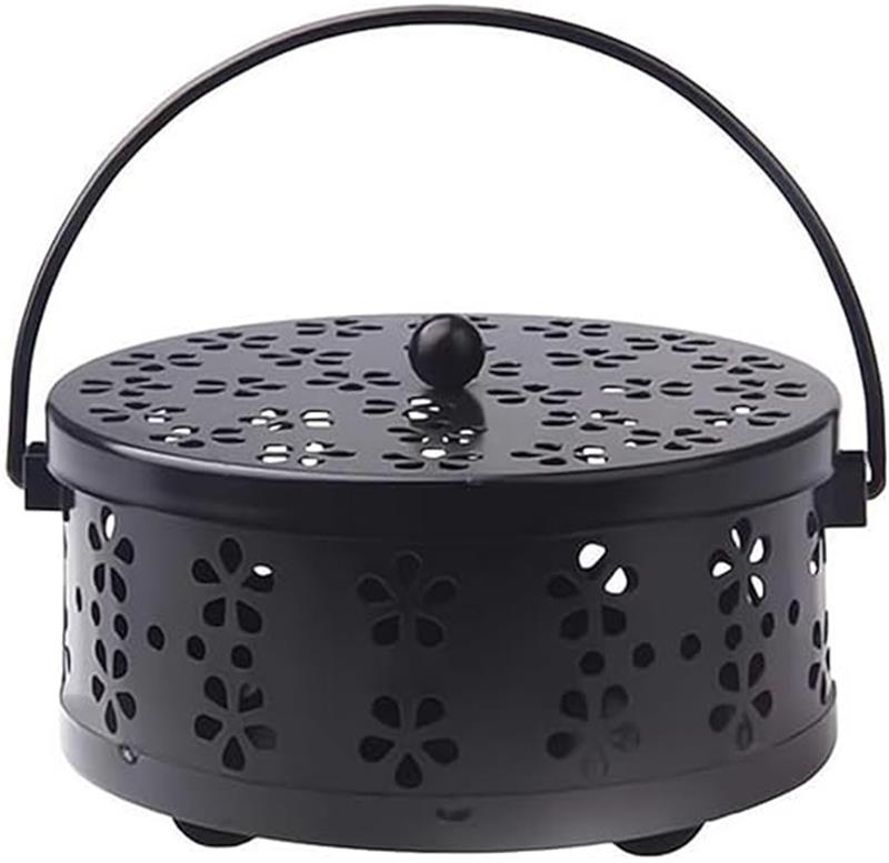 鉄製 蚊取線香 ホルダー 防蚊 蚊取線香入れ 香取線香 ホルダー 蚊遣り器 蚊取り器 蚊取りおしゃれ 携帯..