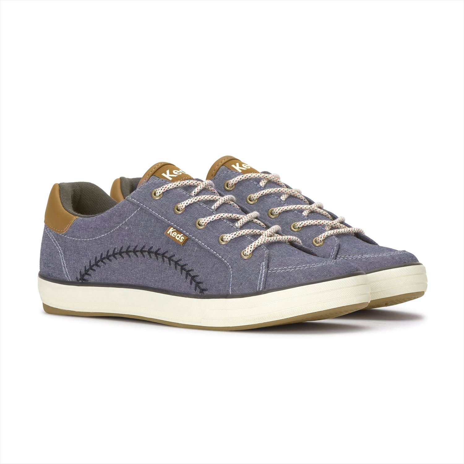 樂天商城 - 【Keds 公式】CENTER III PENNANT CHAMBRAY【ケッズ 公式】センター スリー ペナント シャンブレー Keds ケッズ シューズ・靴 スニーカー ブルー/ネイビーブレザー WF69177