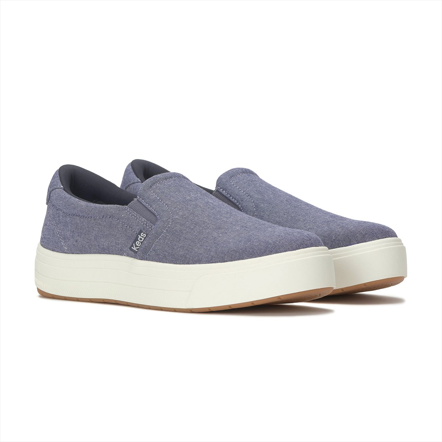 【Keds 公式】PARK SLIP ON CHAMBRAY【ケッズ 公式】パーク スリップオン シャンブレー Keds ケッズ シューズ・靴 スリッポン ブルー WF69354