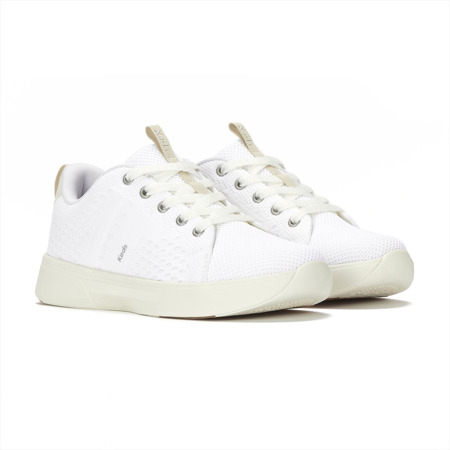 乐天商城 - 【Keds 公式】BLISSWALK LACE TEXTURED ENG KNIT【ケッズ 公式】ブリスウォーク レース テクスチャード ENG ニット Keds ケッズ シューズ・靴 スニーカー スノーホワイト WF69411