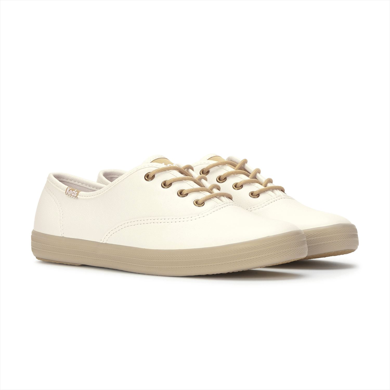 樂天商城 - 【Keds 公式】CHAMPION LUXE LEATHER ROUND LACES【ケッズ 公式】チャンピオン リュクス レザー ラウンド レース Keds ケッズ シューズ・靴 スニーカー スノーホワイト/アイリッシュクリーム WH69107