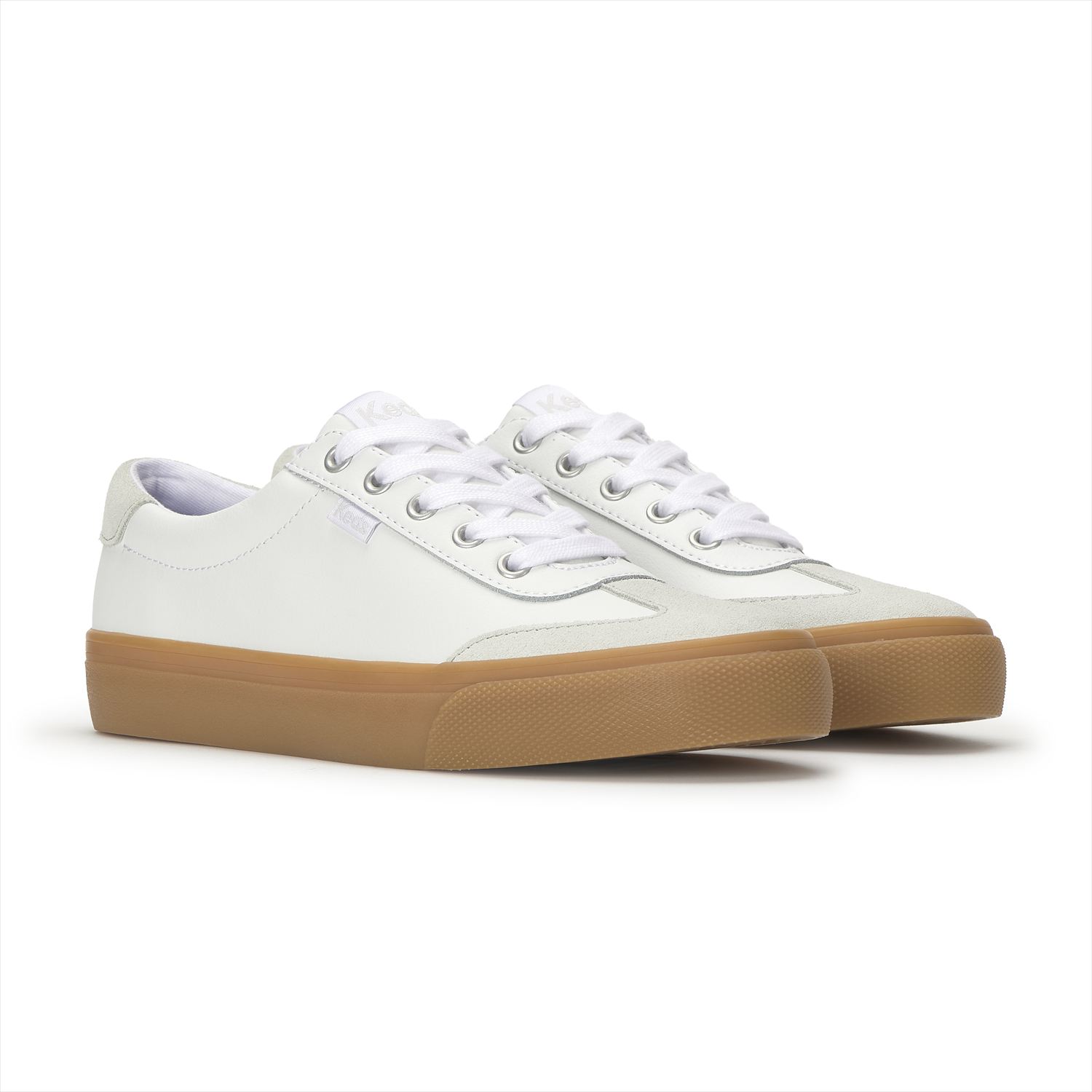 樂天商城 - 【Keds 公式】JUMP KICK T-TOE LEATHER/SUEDE【ケッズ 公式】ジャンプ キック T-トゥ レザー/スエード Keds ケッズ シューズ・靴 スニーカー ホワイト/ライトグレー WH69377