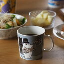 アラビア ムーミン マグ パパ グレー / ARABIA Moomin / ムーミンマグ 0.3L 北欧食器 ギフト プレゼント 磁器 マグカップ 電子レンジ 食洗機 オーブン ムーミンクラシックマグ moomin