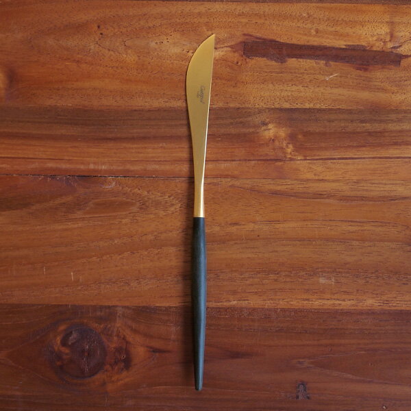 【クチポール10%OFF】クチポール　ゴア・ブラック　ゴールド　ディナーナイフ　/　Cutipol　GOA-Black　/　【6点までネコポス可】【正規輸入品】 カトラリー ギフト 結婚祝い 新築祝い おしゃれ